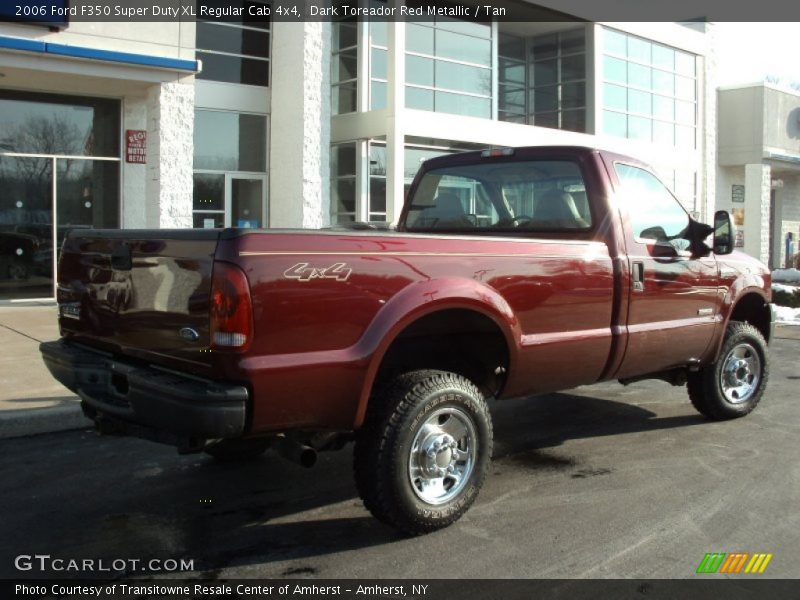 Dark Toreador Red Metallic / Tan 2006 Ford F350 Super Duty XL Regular Cab 4x4