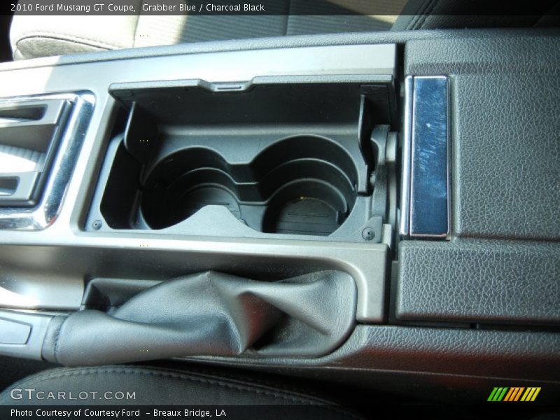 Grabber Blue / Charcoal Black 2010 Ford Mustang GT Coupe