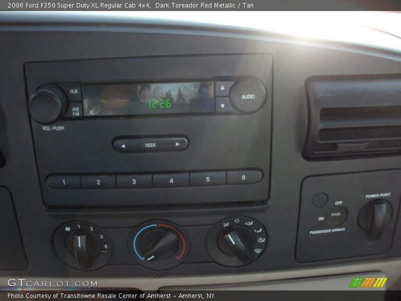 Dark Toreador Red Metallic / Tan 2006 Ford F350 Super Duty XL Regular Cab 4x4