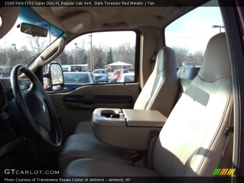 Dark Toreador Red Metallic / Tan 2006 Ford F350 Super Duty XL Regular Cab 4x4