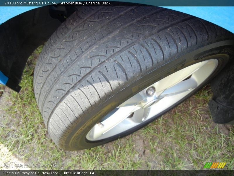 Grabber Blue / Charcoal Black 2010 Ford Mustang GT Coupe