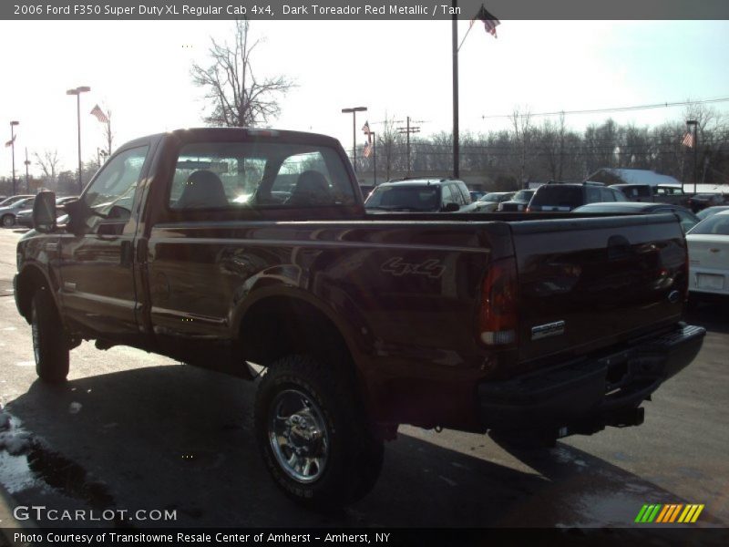 Dark Toreador Red Metallic / Tan 2006 Ford F350 Super Duty XL Regular Cab 4x4