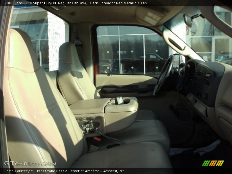 Dark Toreador Red Metallic / Tan 2006 Ford F350 Super Duty XL Regular Cab 4x4