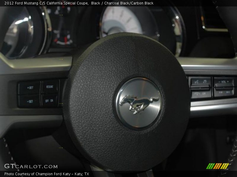 Black / Charcoal Black/Carbon Black 2012 Ford Mustang C/S California Special Coupe