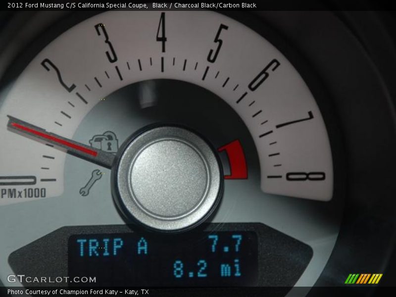 Black / Charcoal Black/Carbon Black 2012 Ford Mustang C/S California Special Coupe