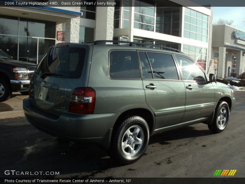 Oasis Green Pearl / Ivory Beige 2006 Toyota Highlander 4WD
