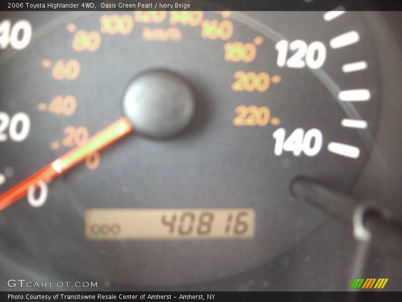 Oasis Green Pearl / Ivory Beige 2006 Toyota Highlander 4WD