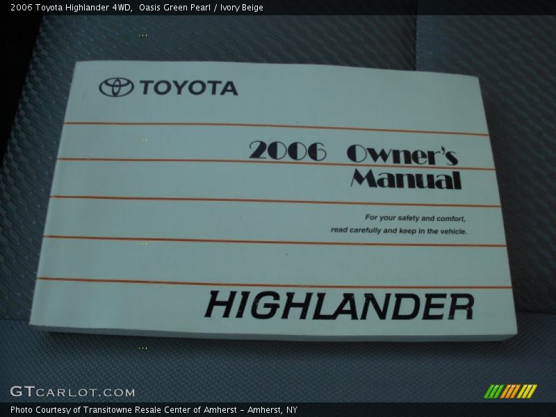 Oasis Green Pearl / Ivory Beige 2006 Toyota Highlander 4WD
