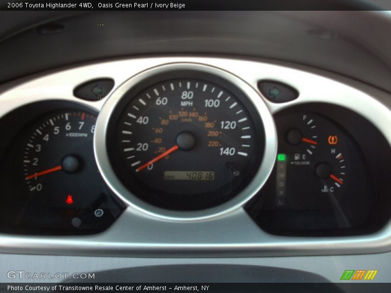 Oasis Green Pearl / Ivory Beige 2006 Toyota Highlander 4WD