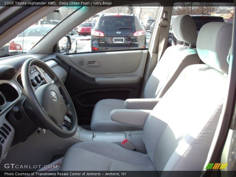 Oasis Green Pearl / Ivory Beige 2006 Toyota Highlander 4WD