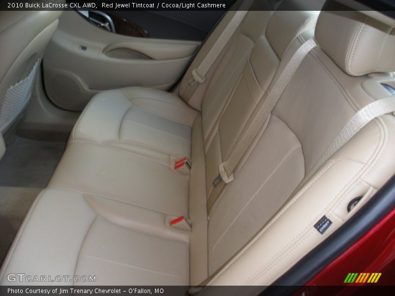 Red Jewel Tintcoat / Cocoa/Light Cashmere 2010 Buick LaCrosse CXL AWD