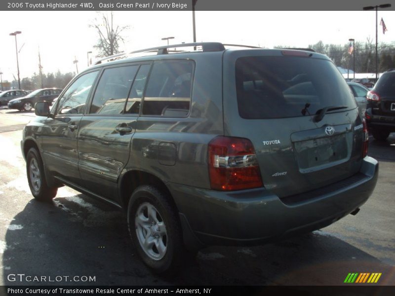 Oasis Green Pearl / Ivory Beige 2006 Toyota Highlander 4WD