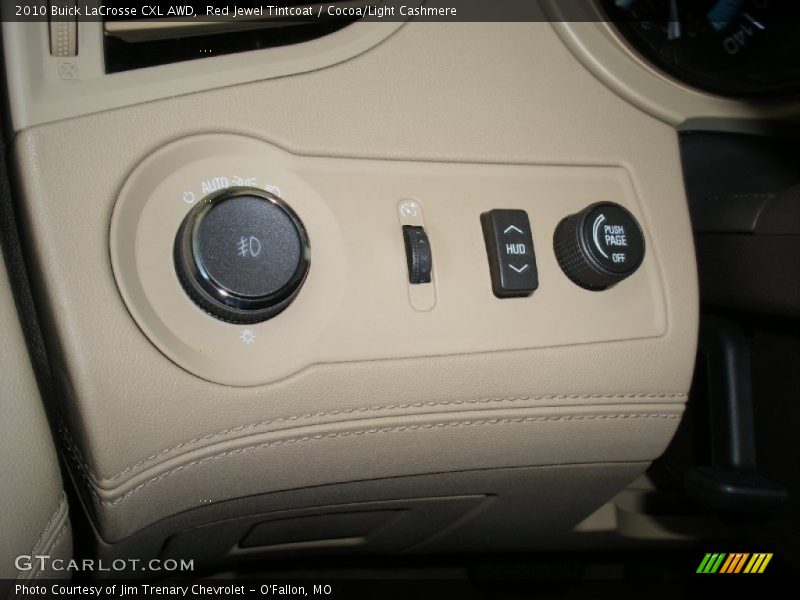 Red Jewel Tintcoat / Cocoa/Light Cashmere 2010 Buick LaCrosse CXL AWD