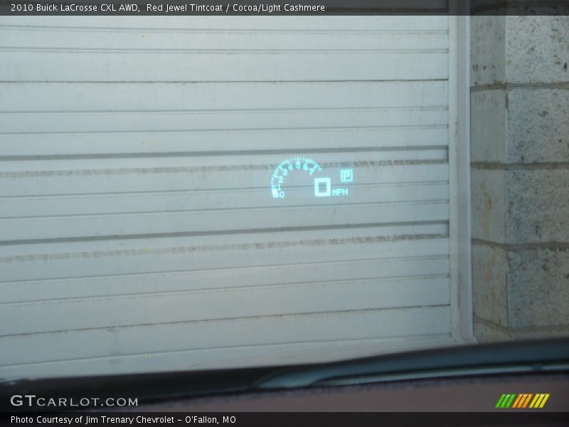 Red Jewel Tintcoat / Cocoa/Light Cashmere 2010 Buick LaCrosse CXL AWD