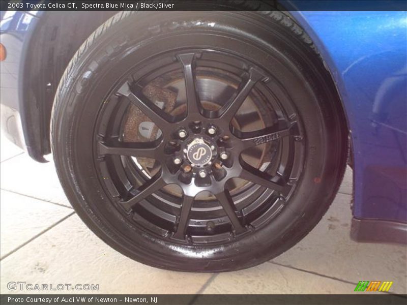 Spectra Blue Mica / Black/Silver 2003 Toyota Celica GT