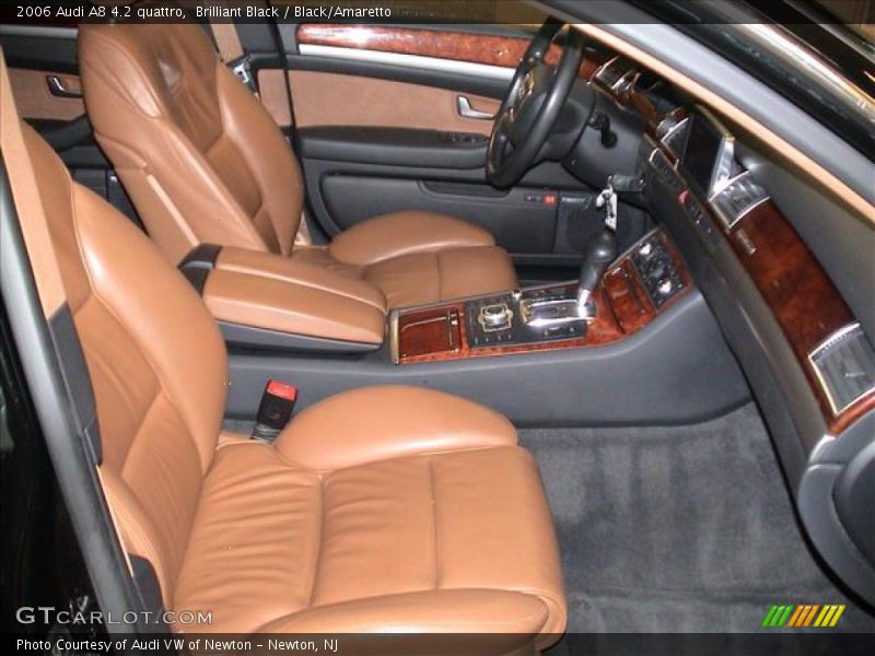 2006 A8 4.2 quattro Black/Amaretto Interior