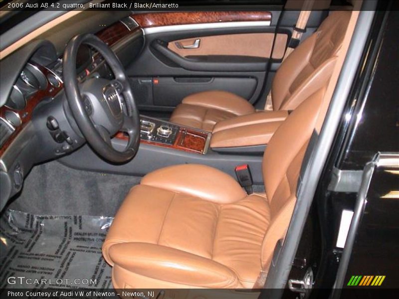  2006 A8 4.2 quattro Black/Amaretto Interior