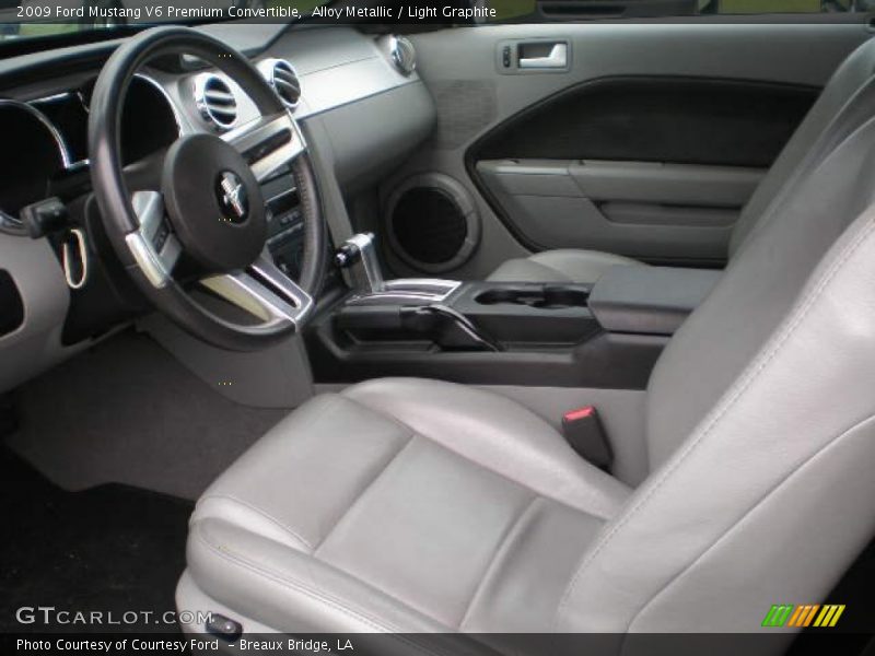 Alloy Metallic / Light Graphite 2009 Ford Mustang V6 Premium Convertible