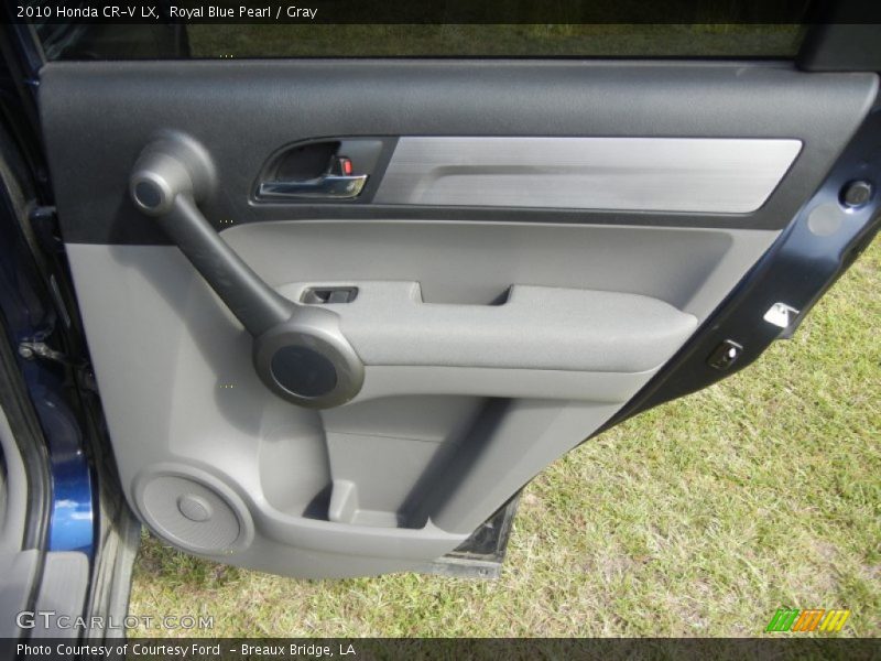 Royal Blue Pearl / Gray 2010 Honda CR-V LX