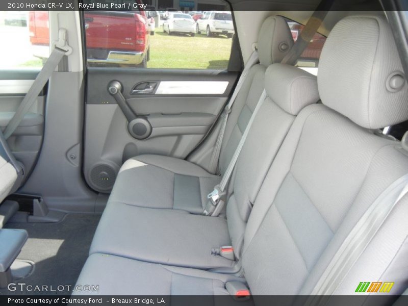 Royal Blue Pearl / Gray 2010 Honda CR-V LX