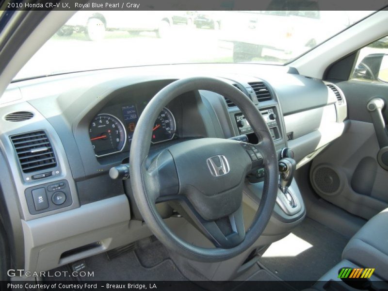 Royal Blue Pearl / Gray 2010 Honda CR-V LX