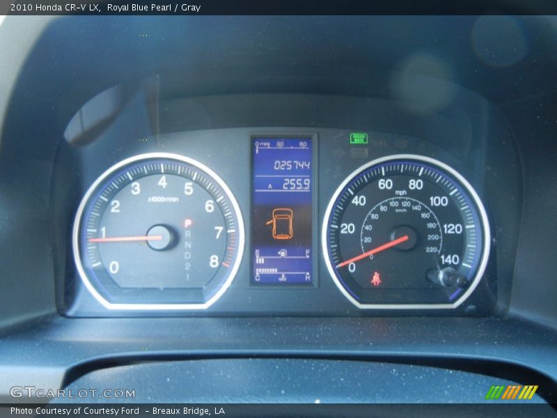 Royal Blue Pearl / Gray 2010 Honda CR-V LX