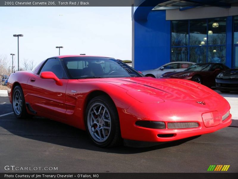 Torch Red / Black 2001 Chevrolet Corvette Z06