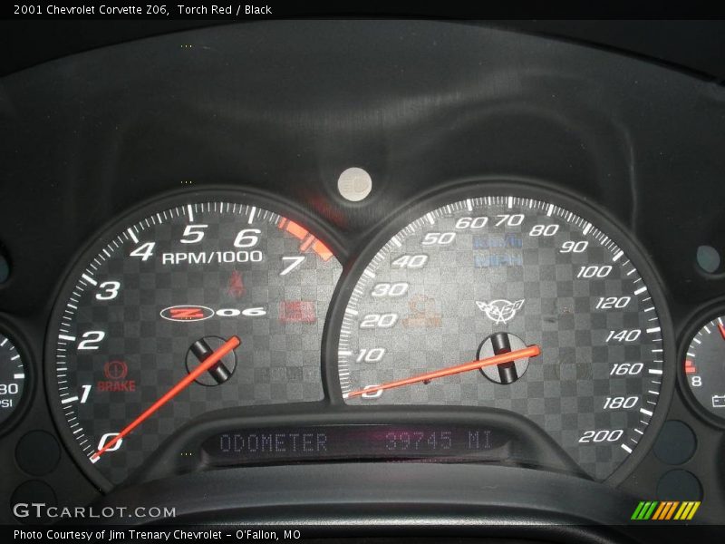  2001 Corvette Z06 Z06 Gauges