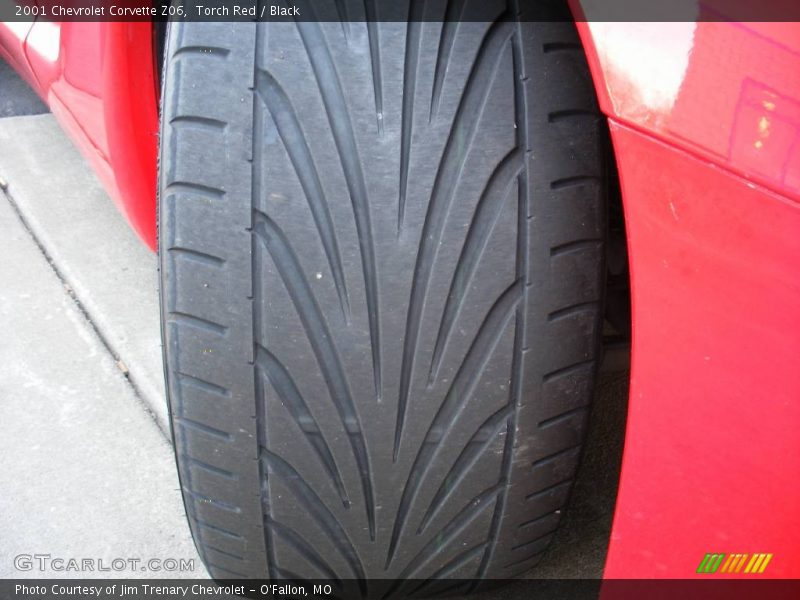 Torch Red / Black 2001 Chevrolet Corvette Z06