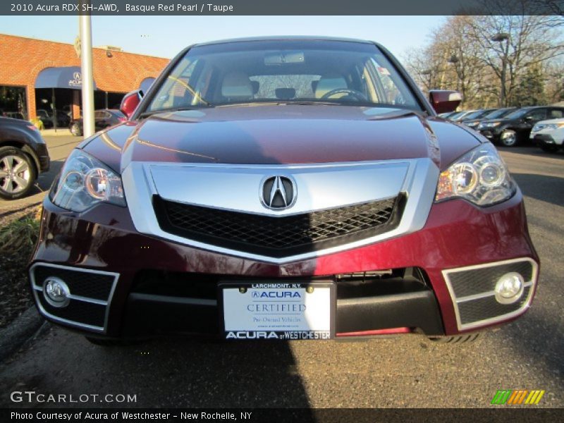 Basque Red Pearl / Taupe 2010 Acura RDX SH-AWD