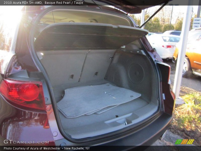Basque Red Pearl / Taupe 2010 Acura RDX SH-AWD