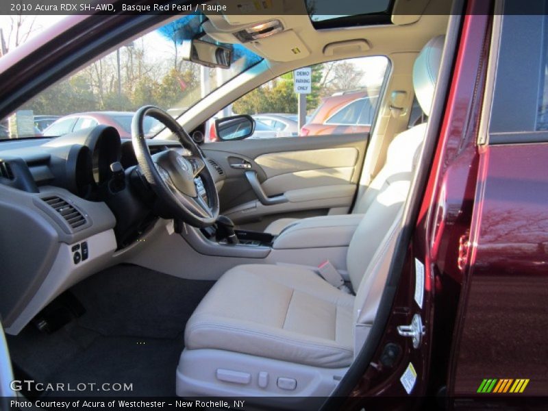 Basque Red Pearl / Taupe 2010 Acura RDX SH-AWD