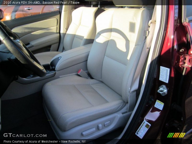 Basque Red Pearl / Taupe 2010 Acura RDX SH-AWD