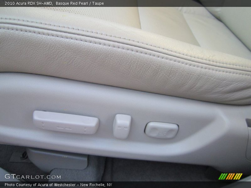 Basque Red Pearl / Taupe 2010 Acura RDX SH-AWD