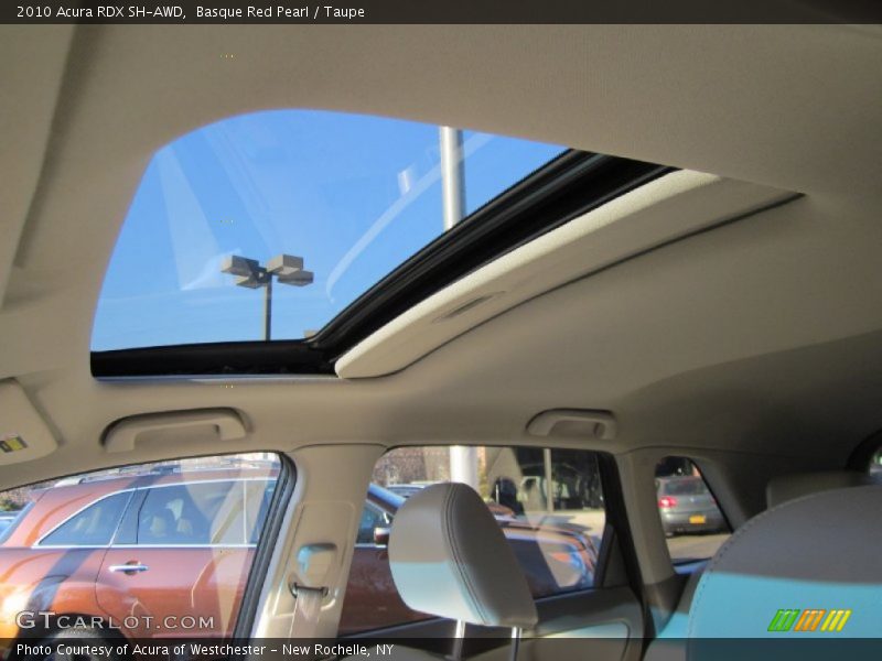 Basque Red Pearl / Taupe 2010 Acura RDX SH-AWD