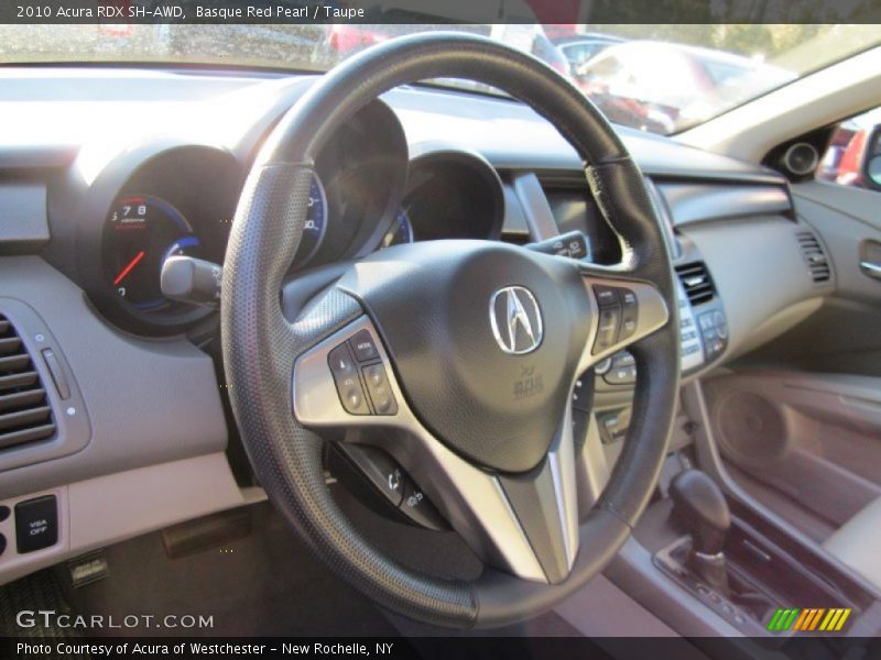 Basque Red Pearl / Taupe 2010 Acura RDX SH-AWD