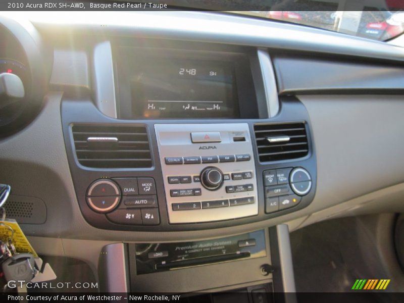 Basque Red Pearl / Taupe 2010 Acura RDX SH-AWD