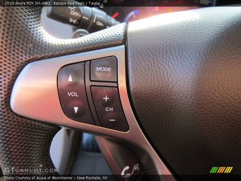 Basque Red Pearl / Taupe 2010 Acura RDX SH-AWD