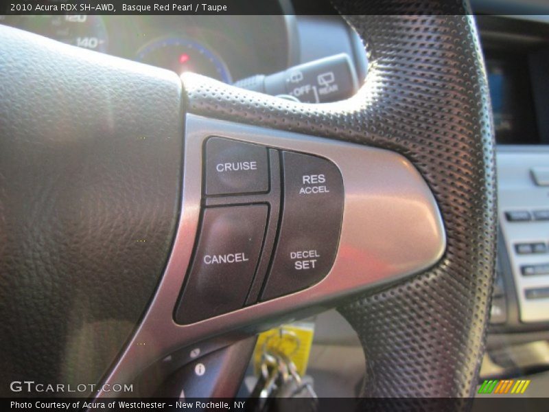 Basque Red Pearl / Taupe 2010 Acura RDX SH-AWD