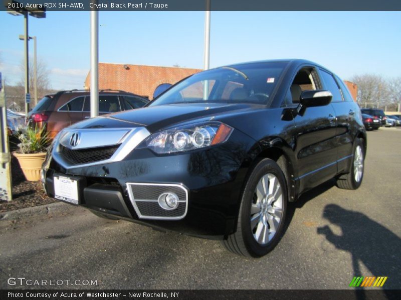 Crystal Black Pearl / Taupe 2010 Acura RDX SH-AWD