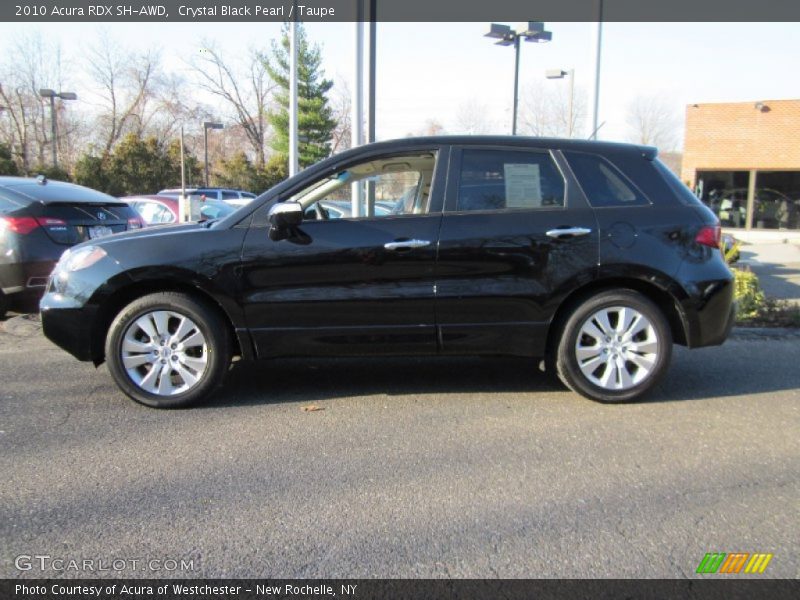 Crystal Black Pearl / Taupe 2010 Acura RDX SH-AWD