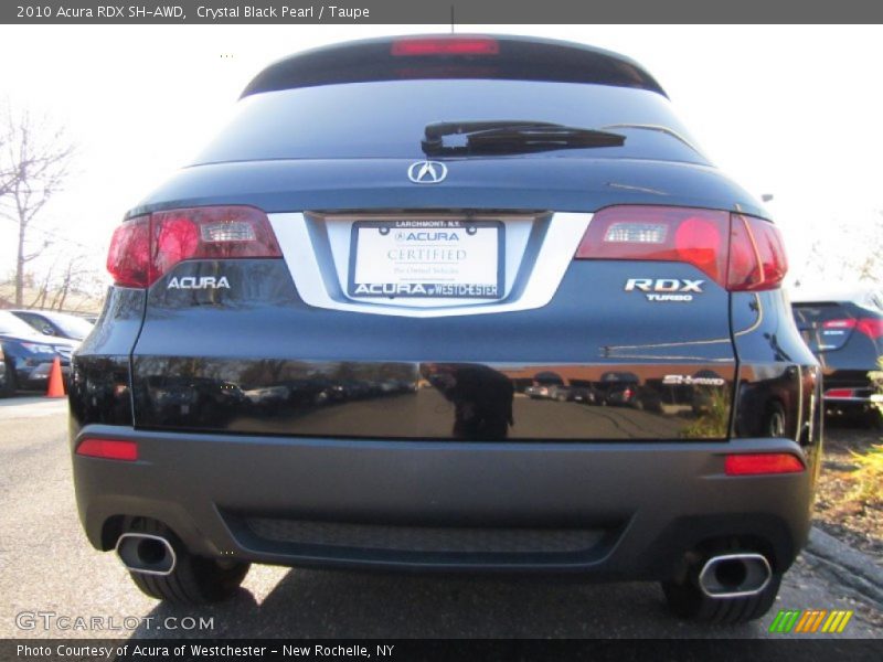 Crystal Black Pearl / Taupe 2010 Acura RDX SH-AWD