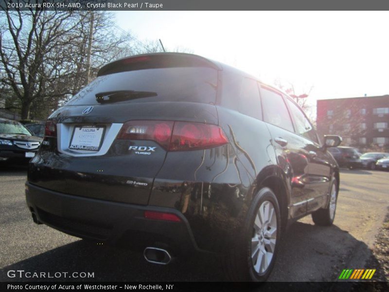 Crystal Black Pearl / Taupe 2010 Acura RDX SH-AWD