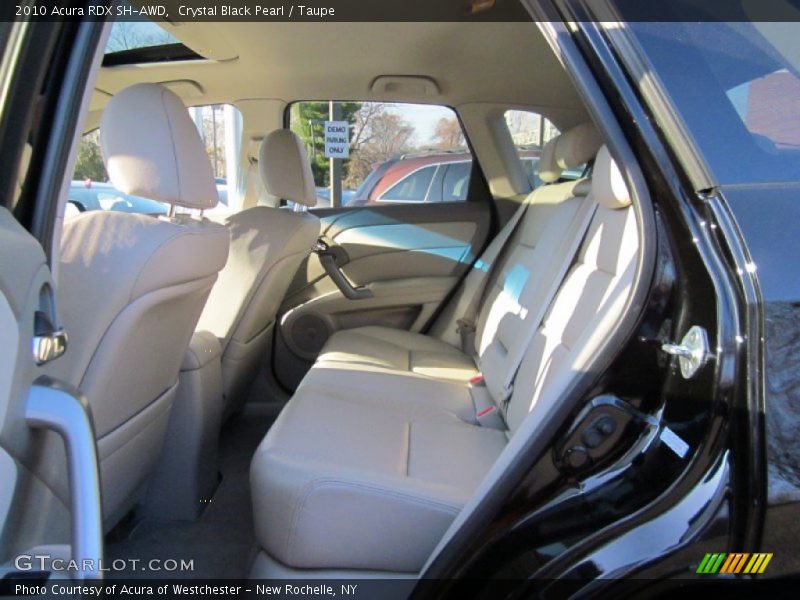 Crystal Black Pearl / Taupe 2010 Acura RDX SH-AWD