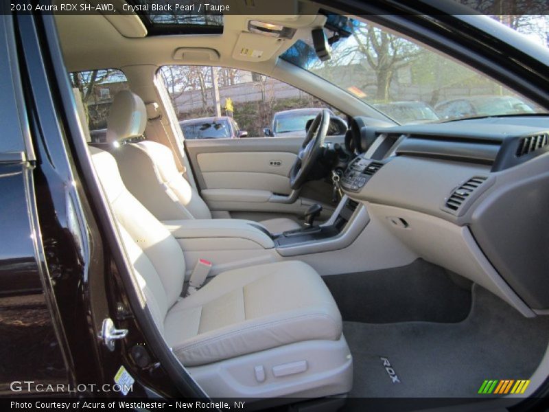 Crystal Black Pearl / Taupe 2010 Acura RDX SH-AWD