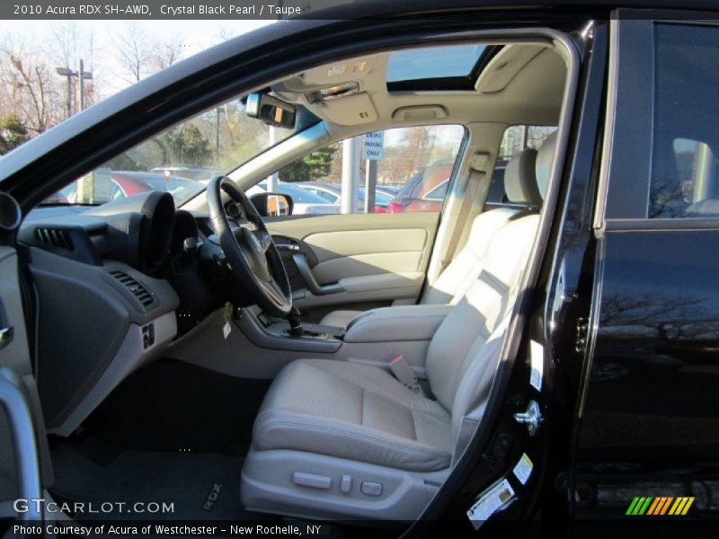 Crystal Black Pearl / Taupe 2010 Acura RDX SH-AWD