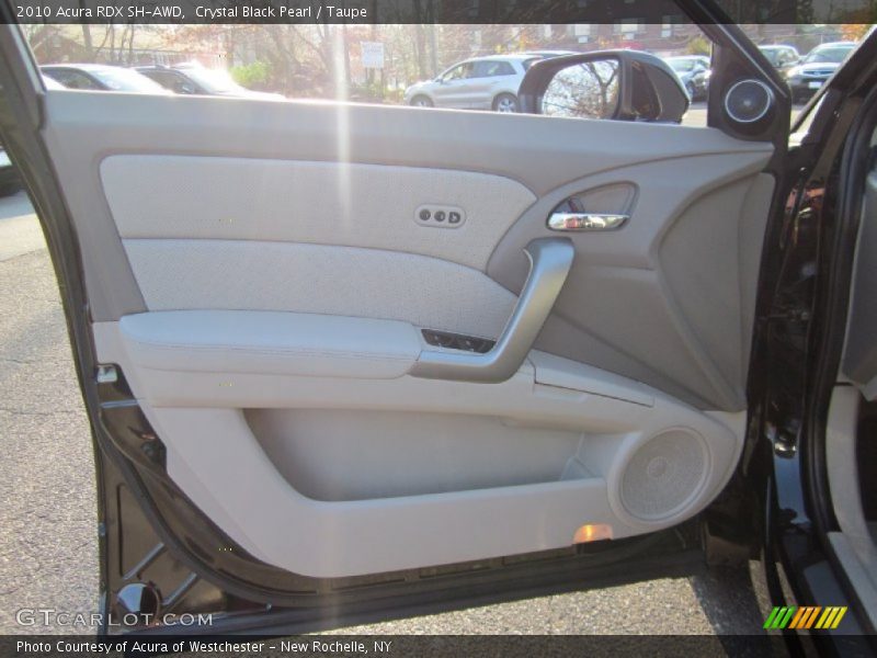 Crystal Black Pearl / Taupe 2010 Acura RDX SH-AWD