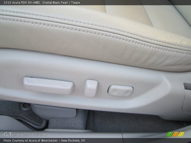Crystal Black Pearl / Taupe 2010 Acura RDX SH-AWD