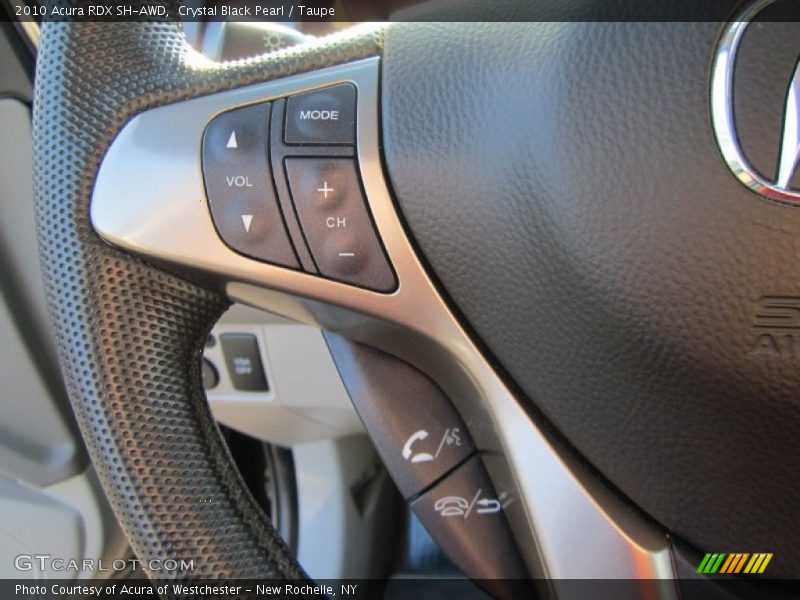 Crystal Black Pearl / Taupe 2010 Acura RDX SH-AWD