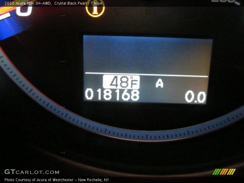 Crystal Black Pearl / Taupe 2010 Acura RDX SH-AWD